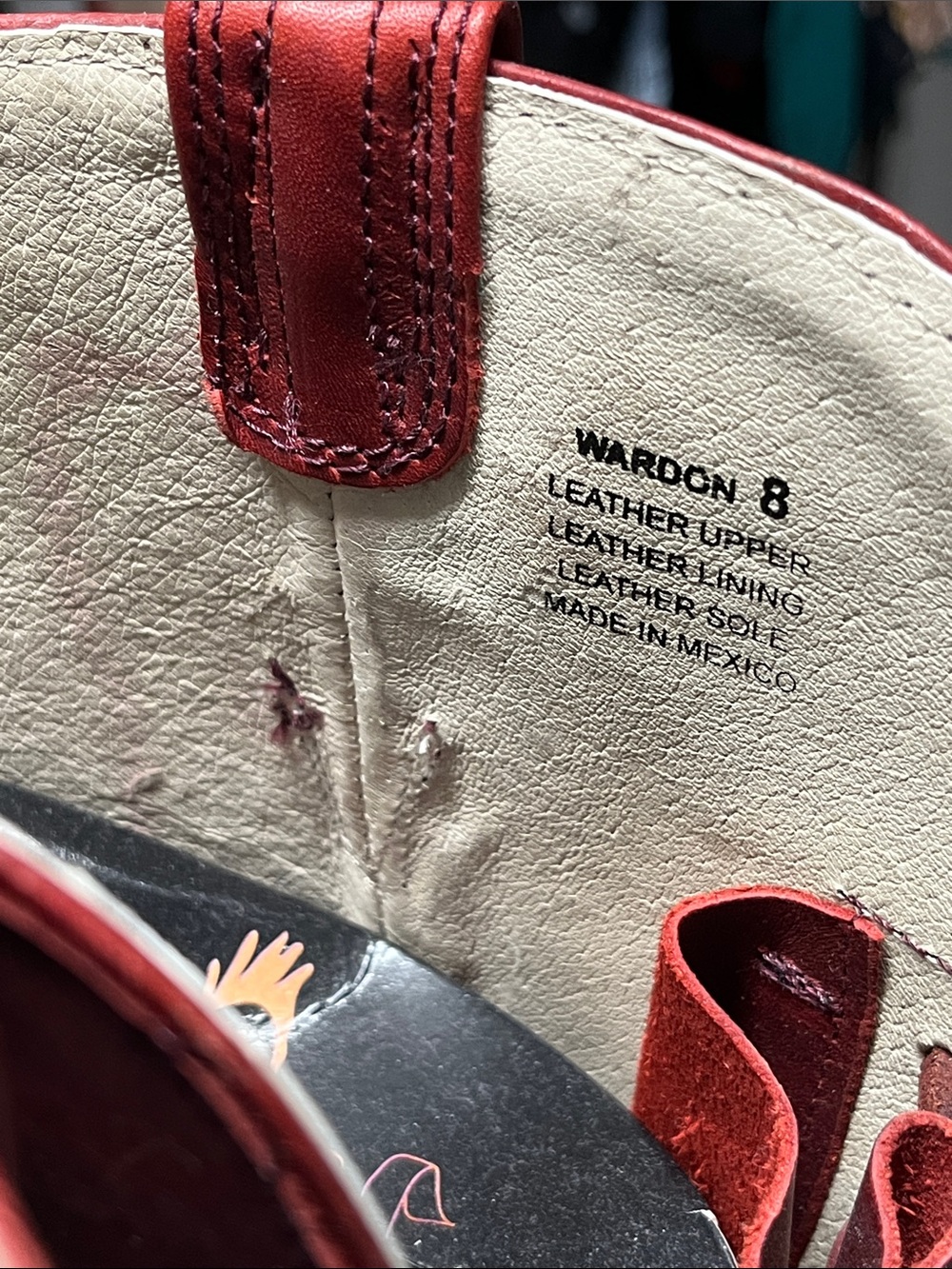 Freebird  Red Leather Western Cowboy Boots Warden - Picture 3 of 6